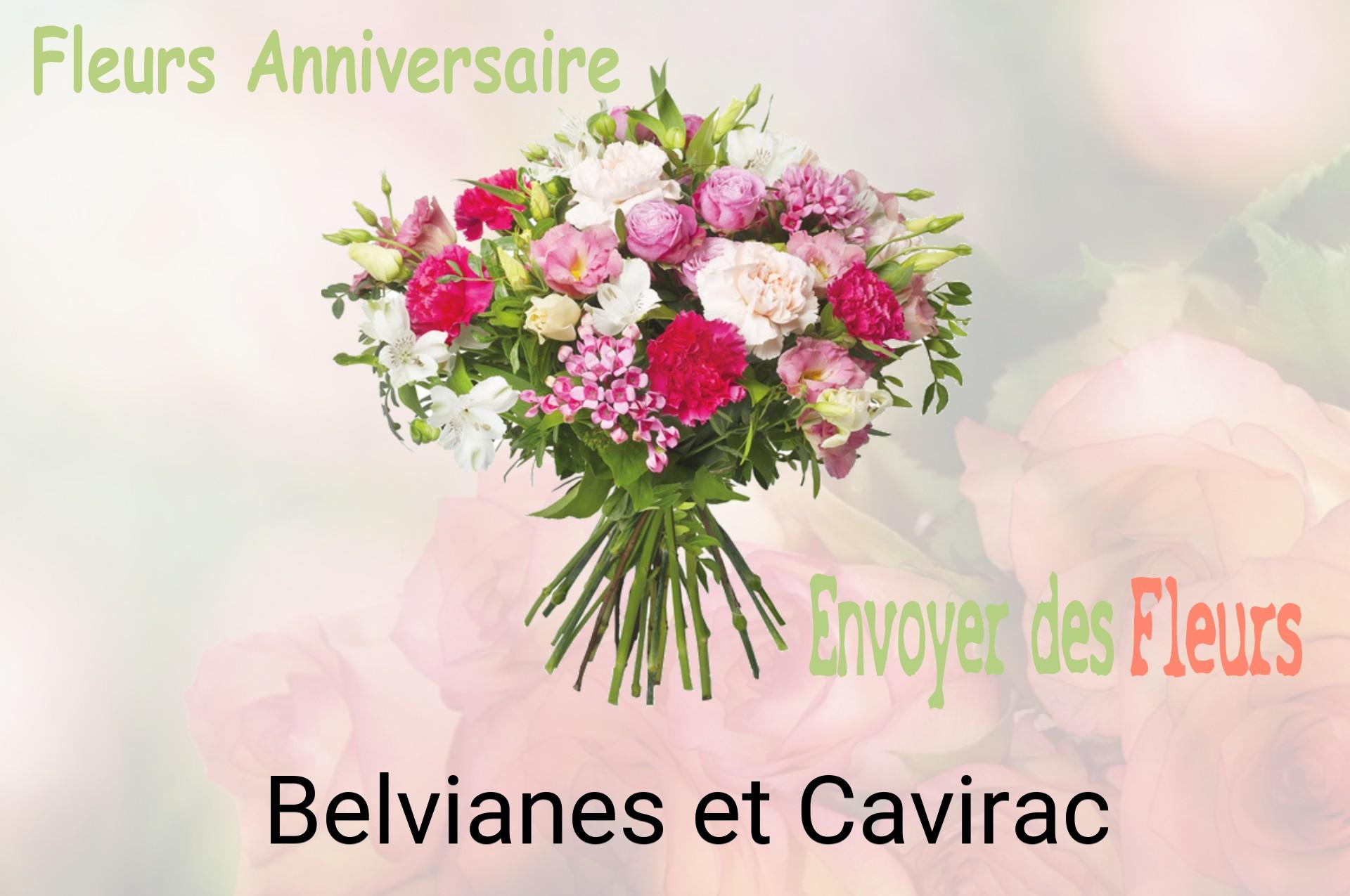 Bouquet de fleurs d’anniversaire livré à Belvianes-et-Cavirac