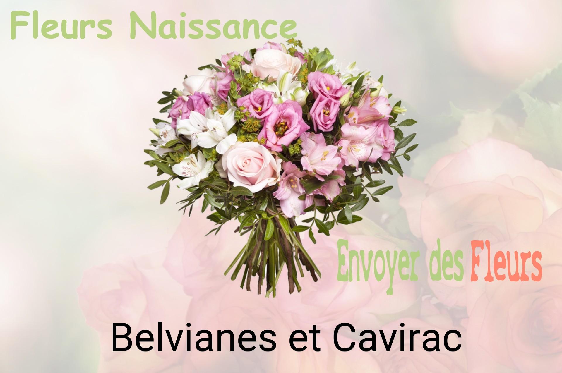 Bouquet de fleurs de naissance livré à Belvianes-et-Cavirac